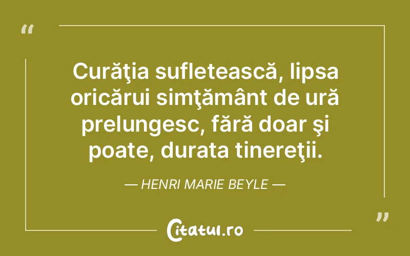 Citat Henri Marie Beyle - citate spiritualitate