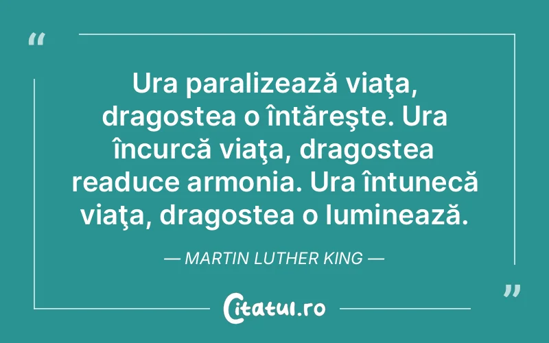 Citat Martin Luther King - citate spiritualitate