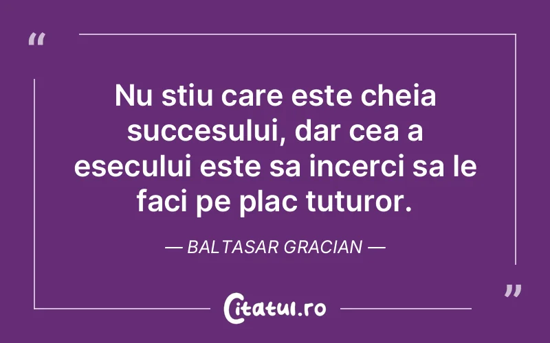 Citat Baltasar Gracian - citate spiritualitate