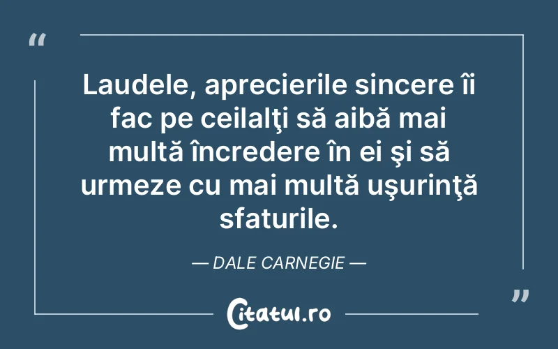 Citat Dale Carnegie - citate spiritualitate