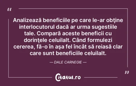 Analizează beneficiile pe care le-ar ob... Analizează beneficiile pe care le-ar ob...