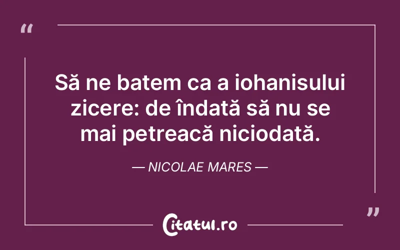 Citat Nicolae Mares - citate spiritualitate