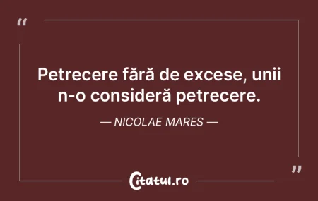 Petrecere fără de excese, unii n-o con... Petrecere fără de excese, unii n-o con...