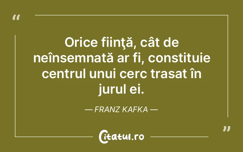 Citat Franz Kafka - citate spiritualitate