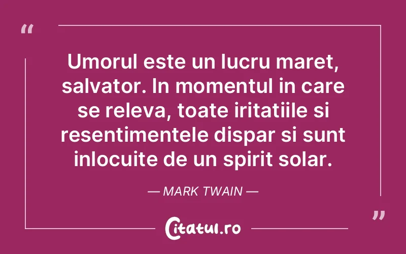 Citat Mark Twain - citate spiritualitate