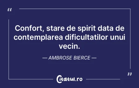 Confort, stare de spirit data de contemp... Confort, stare de spirit data de contemp...