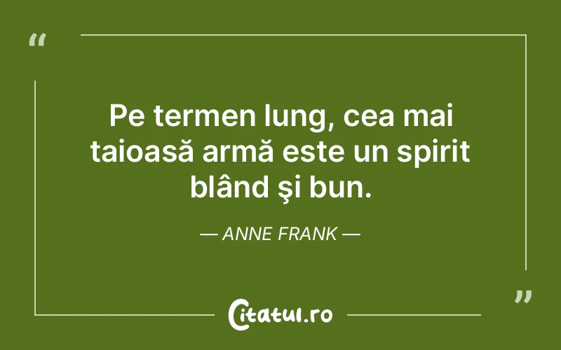 Citat Anne Frank - citate spiritualitate