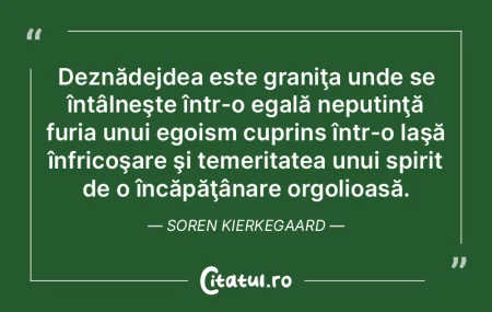 Deznădejdea este graniÅ£a unde se întÃ... Deznădejdea este graniÅ£a unde se întÃ...