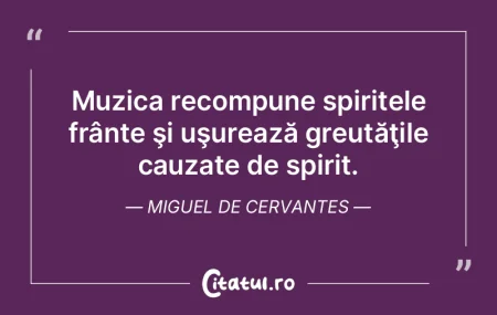 Muzica recompune spiritele frânte şi u... Muzica recompune spiritele frânte şi u...
