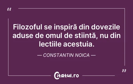 Filozoful se inspiră din dovezile aduse... Filozoful se inspiră din dovezile aduse...