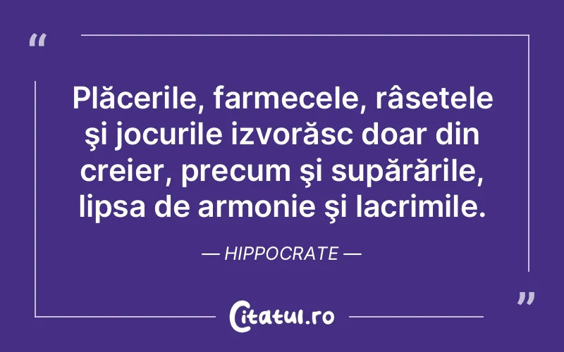 Citat Hippocrate - citate spiritualitate