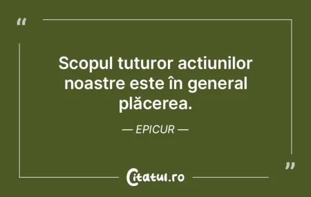 Scopul tuturor acțiunilor noastre este ... Scopul tuturor acțiunilor noastre este ...