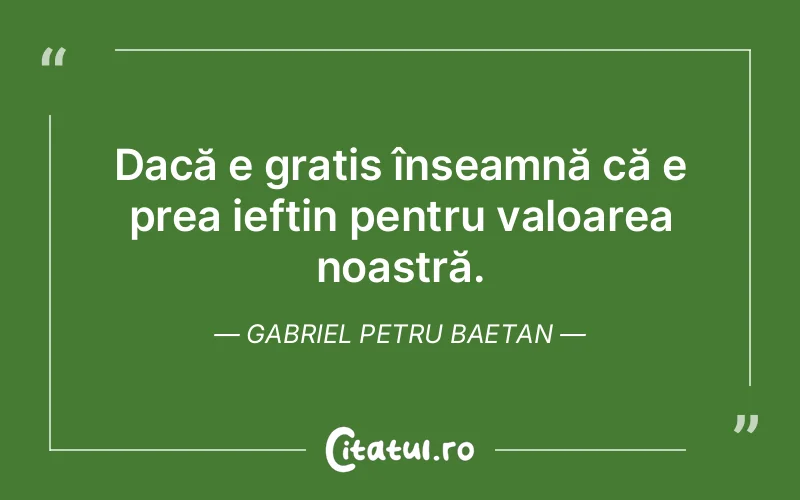 Citat Gabriel Petru Baetan - citate triste
