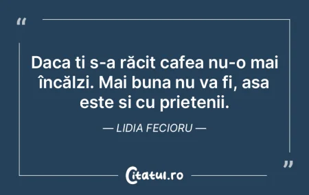 Daca È›i s-a răcit cafea nu-o mai încÄ... Daca È›i s-a răcit cafea nu-o mai încÄ...
