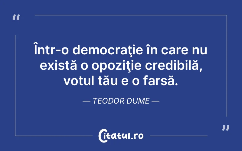 Citat Teodor Dume - citate triste