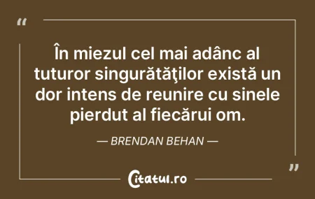 În miezul cel mai adânc al tuturor sin...