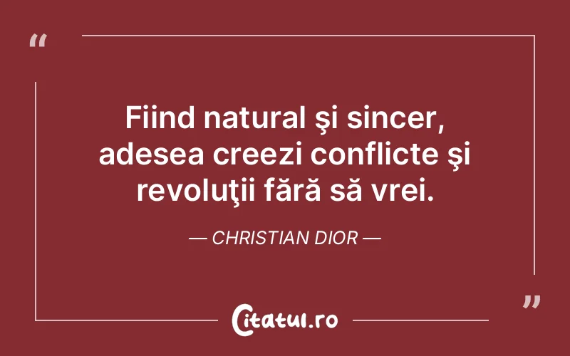 Citat Christian Dior - citate triste