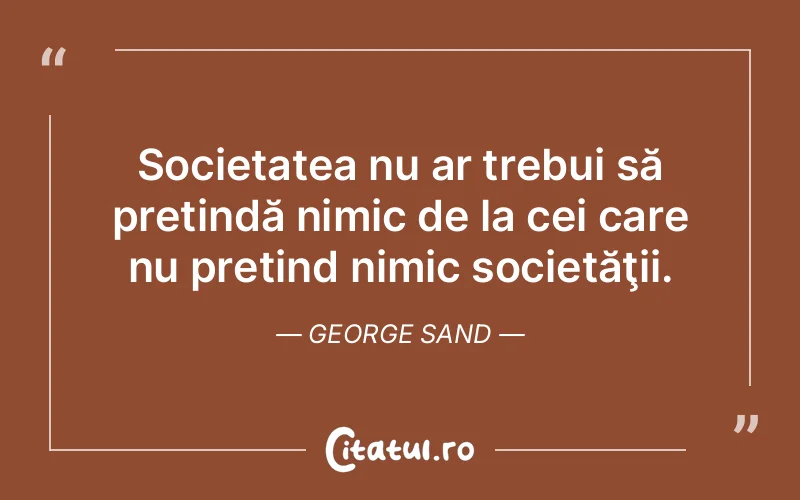 Citat George Sand - citate triste