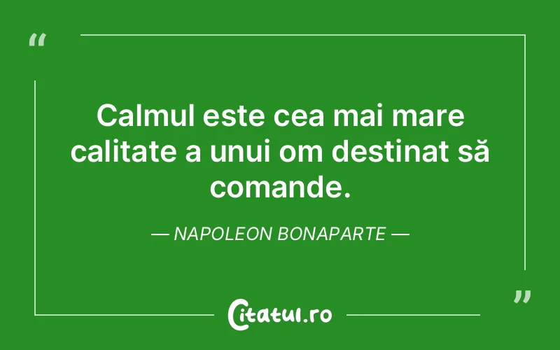 Citat Napoleon Bonaparte - citate triste