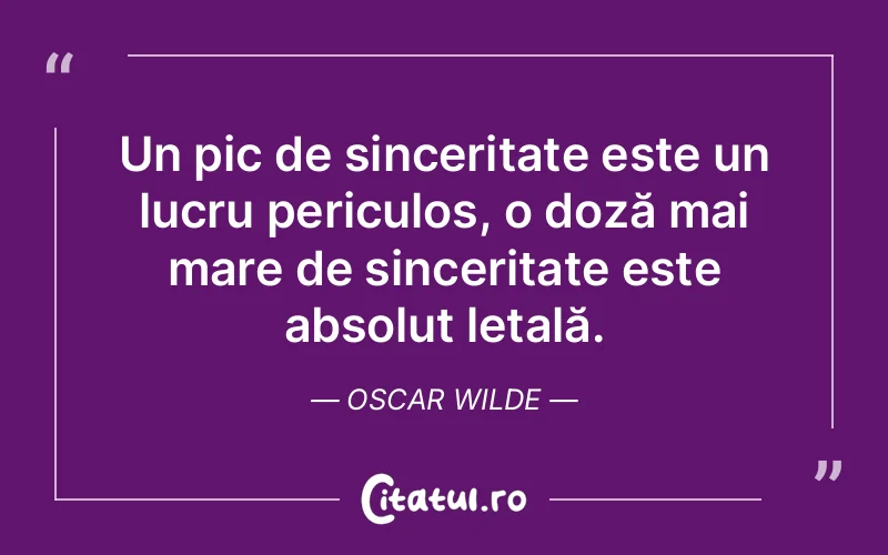 Citat Oscar Wilde - citate triste