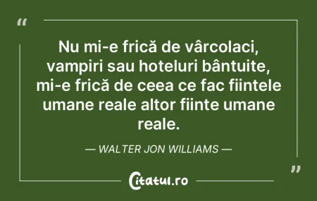 Nu mi-e frică de vârcolaci, vampiri sa...