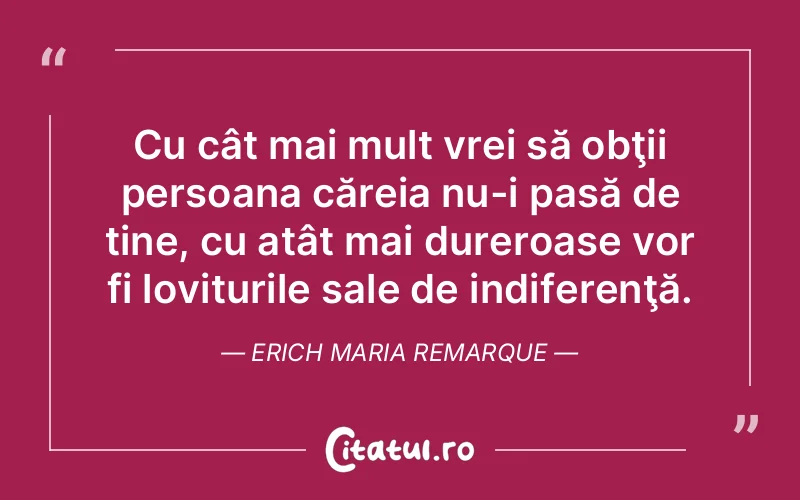 Citat Erich Maria Remarque - citate triste