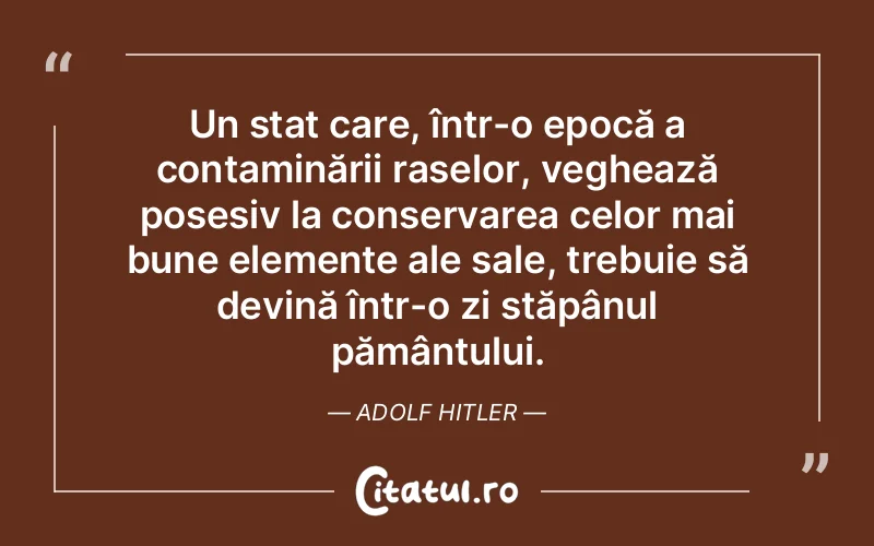 Citat Adolf Hitler - citate triste