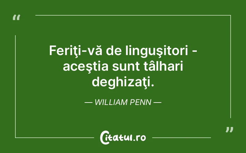 Citat William Penn - citate triste