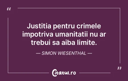 Justitia pentru crimele impotriva umanit...
