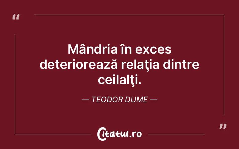 Citat Teodor Dume - citate triste