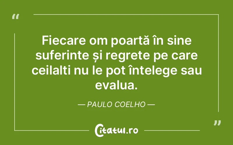 Citat Paulo Coelho - citate triste