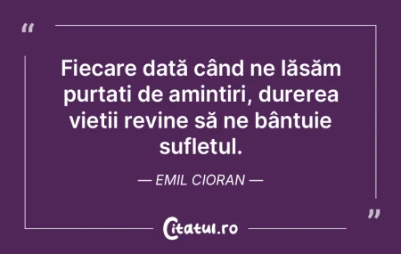 Fiecare dată când ne lăsăm purtați ... Fiecare dată când ne lăsăm purtați ...