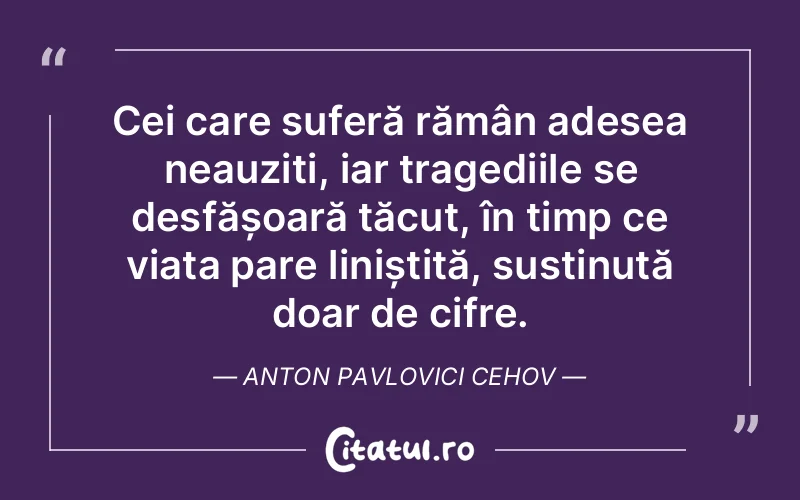 Citat Anton Pavlovici Cehov - citate triste