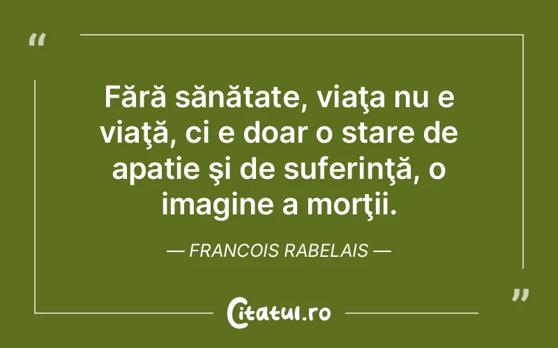 Citat Francois Rabelais - citate triste