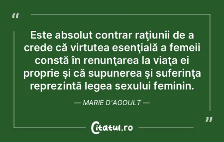 Este absolut contrar raţiunii de a cred...