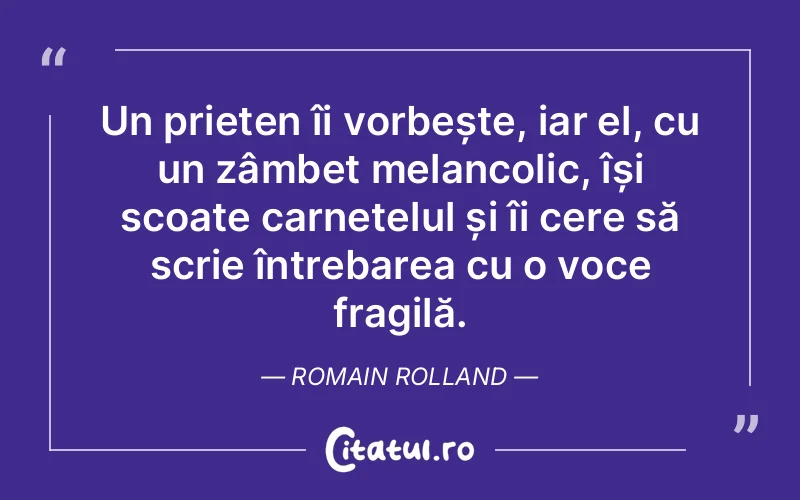Citat Romain Rolland - citate triste