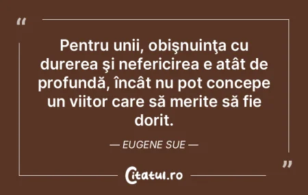 Pentru unii, obişnuinţa cu durerea şi... Pentru unii, obişnuinţa cu durerea şi...