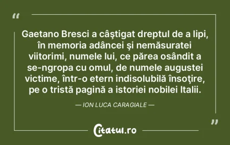 Gaetano Bresci a câştigat dreptul de a... Gaetano Bresci a câştigat dreptul de a...