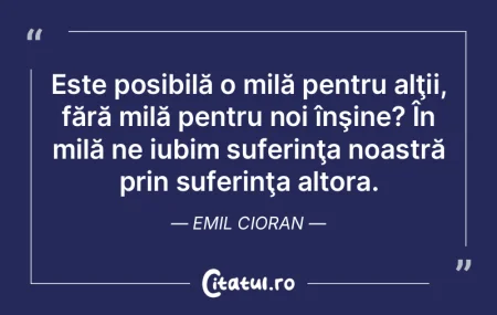 Este posibilă o milă pentru alţii, f�...