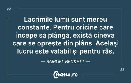 Lacrimile lumii sunt mereu constante. Pe... Lacrimile lumii sunt mereu constante. Pe...