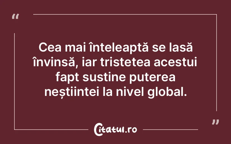 Citat Autor necunoscut - citate triste