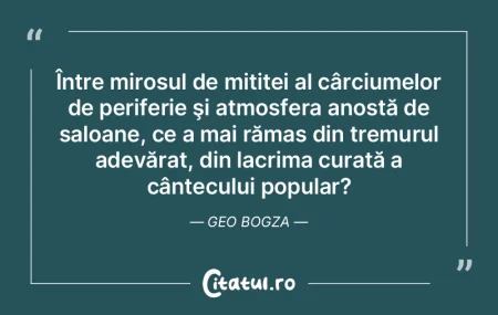 Între mirosul de mititei al cârciumelo... Între mirosul de mititei al cârciumelo...