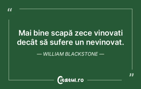 Mai bine scapă zece vinovați decât s�...