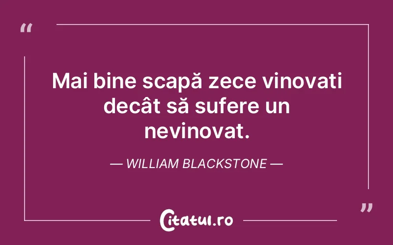 Citat William Blackstone - citate triste