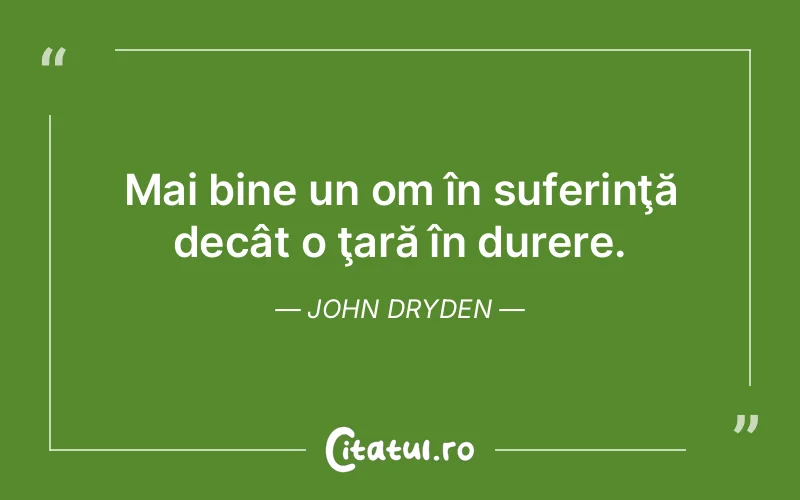 Citat John Dryden - citate triste