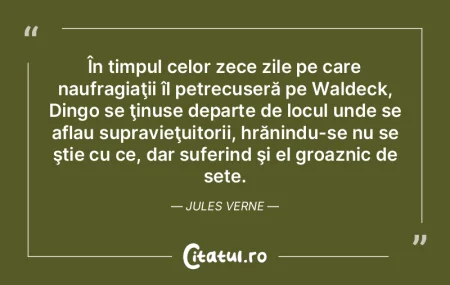 În timpul celor zece zile pe care naufr... În timpul celor zece zile pe care naufr...