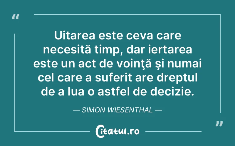 Citat Simon Wiesenthal - citate triste