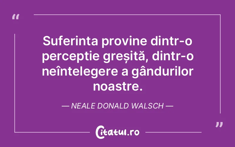 Citat Neale Donald Walsch - citate triste