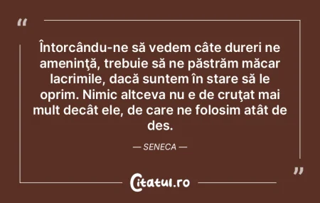 Întorcându-ne să vedem câte dureri n... Întorcându-ne să vedem câte dureri n...