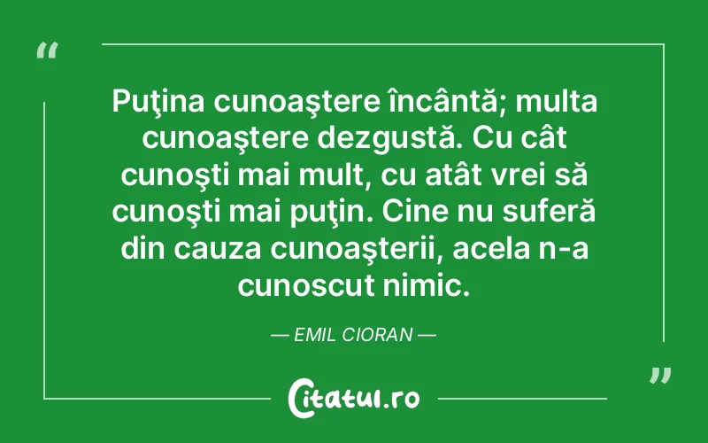 Citat Emil Ci - citate triste